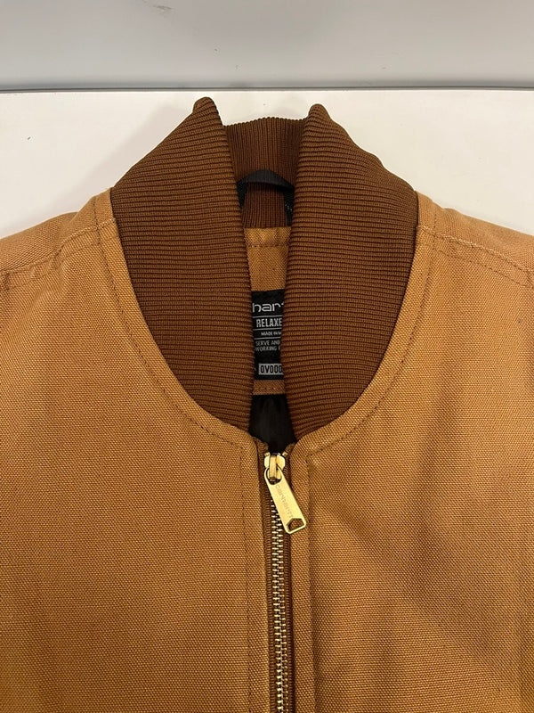 カーハート Carhartt CARHARTT DUCK VEST ARCTIC QUILT LINED ダックベスト 茶 V01-BRN ベスト ベージュ Mサイズ 101MT-5125