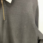 シュプリーム SUPREME 17AW HALF ZIP RUGBY SHIRT 長袖シャツ ラガーシャツ Tシャツ ブラック XLサイズ 201MT-4157