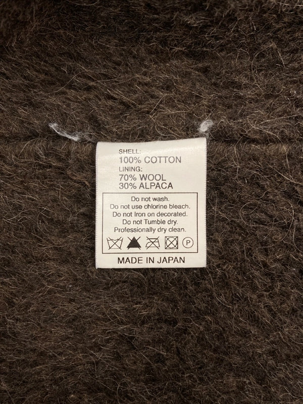 クーティー COOTIE WOOL VEST ウール ベスト 裏地ウール アウター インナー 茶 ベスト 無地 ブラウン Mサイズ 104MT-893