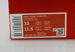 ナイキ NIKE ダンク ハイ Dunk High DD1399-106 メンズ靴 スニーカー ロゴ レッド 28cm 201-shoes848