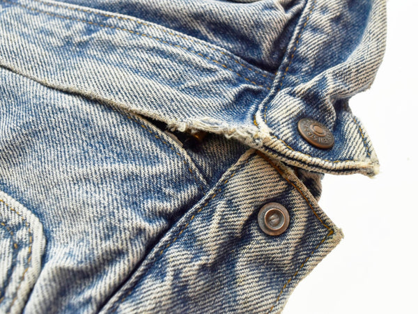 リーバイス Levi's 裏地チェック デニムジャケット 青 ジャケット ブルー 103MT-1198