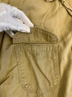 リー Lee ヴィンテージ Vintage ワークシャツ オープンカラー 開襟 長袖シャツ ベージュ Mサイズ 101MT-5207