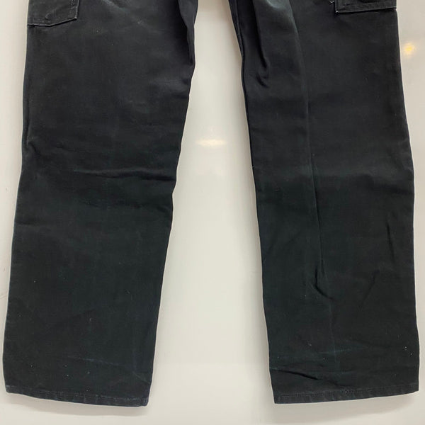 【曜日割引対象外】 カーハート Carhartt  ダブルニー ペインターパンツ USA製 W33 カーゴパンツ ブラック 201MB-1143 VB