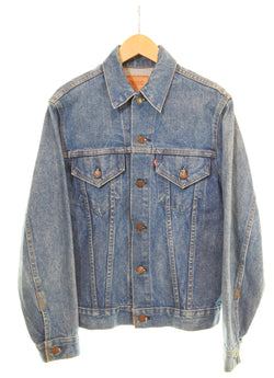 リーバイス Levi's 80's 4th Type USA製 スモールe 70505-0217 ボタン裏527 トラッカージャケット デニムジャケット 70505-0217 36 ジャケット ブルー 103MT-2309