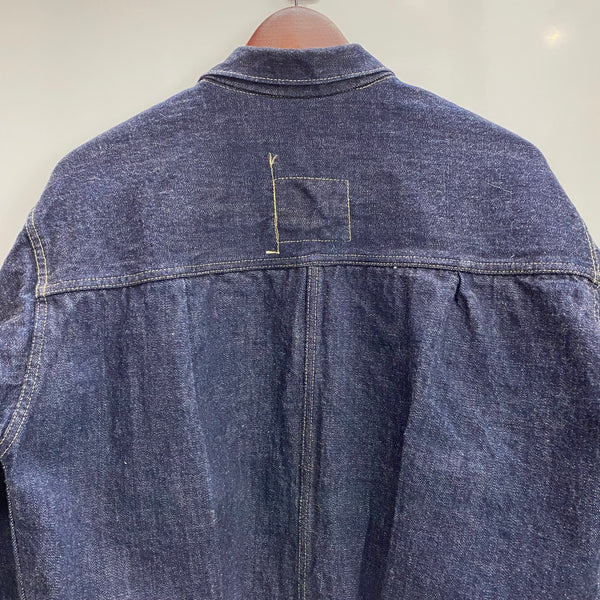 【曜日割引対象外】 ニートスタイル Neat Style KIWAMI WWII ”極み”大戦モデル 錆ボタン デニム ジャケット ブルー 46サイズ 201MT-4697 VB