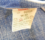 リーバイス Levi's  66年モデル復刻ボタンフライ日本製デニム パンツ 66501 デニム ブルー 30 103MB-624