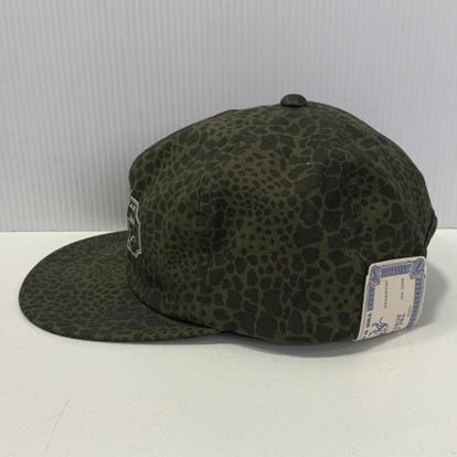 【中古】ザ エイチダブリュードッグアンドコー THE H.W.DOG&CO. MILITARY TRUCKER CAP レオパード柄 D-00900 帽子 メンズ帽子 キャップ グリーン フリーサイズ 201goods-656