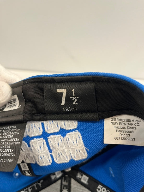 シュプリーム SUPREME Sharpie Box Logo New Era シャーピー ボックスロゴ ニューエラ 青 7 1/2 帽子 メンズ帽子 キャップ ブルー 101hat-153