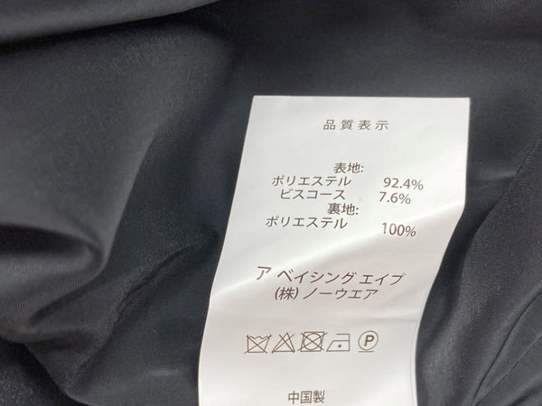 アベイシングエイプ A BATHING APE ベイピー BAPY プリーツスカート PLEATS パール PEARL トレンド Y2K モード BLACK 黒 BPYSK9202XXXA スカート ライン ブラック Sサイズ 104LB-45