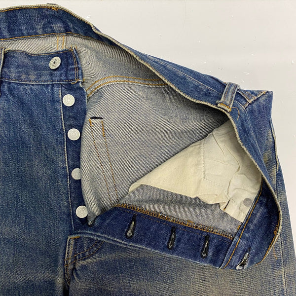 【曜日割引対象外】 リーバイス Levi's 70's 501 66後期 USA製 6刻印 デニム ブルー W33サイズ 201MB-1183 VB