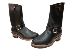 レッドウィング RED WING 11INCH ENGINEER BOOTS Stovepipe エンジニア ブーツ ストーブパイプ ロング バイク 革靴 シューズ 黒 2966 メンズ靴 ブーツ エンジニア ブラック サイズ 8D 104S-1053