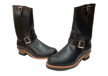 レザー エンジニアブーツ 黒　レッドウィング　サイズ８Ｄ RED WING SHOES エンジニアブーツ ブラック