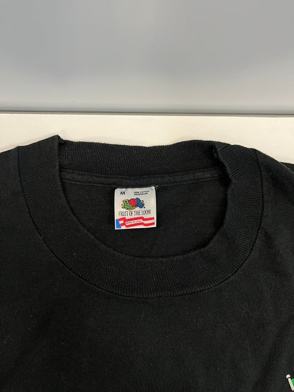 ヴィンテージ vintage BOB MARLEY ボブマーリー バックプリント 黒 US古着 Tシャツ ブラック Mサイズ 101MT-4787