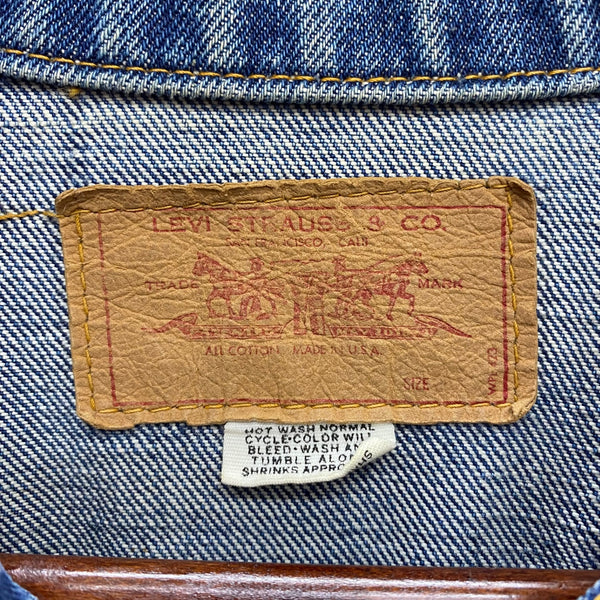 【曜日割引対象外】 リーバイス Levi's 4th 70505 ケアタグ 不均等V 刻印52 デニムジャケット ブルー 201MT-3506 VB