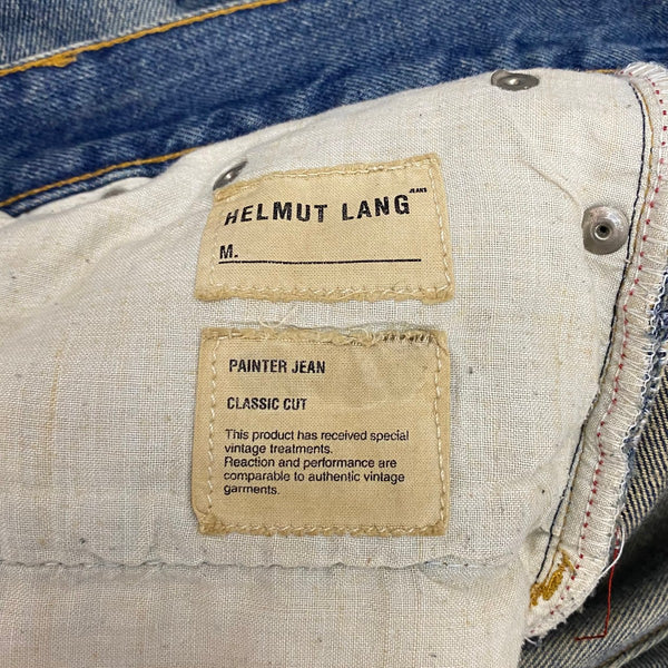 ヘルムートラング Helmut Lang 90's PAINTER JEAN 本人期 ペンキ デニム ブルー 30サイズ 201MB-1075