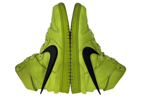 ナイキ NIKE 21年製 × AMBUSH アンブッシュ DUNK HI FLASH LIME ダンク ハイ フラッシュライム シューズ 緑 CU7544-300 メンズ靴 スニーカー グリーン 27cm 104S-1048