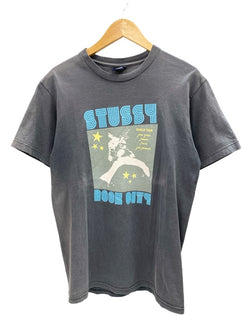 ステューシー STUSSY 90s～00s 紺タグ ROCKCITY USA製 プリントTシャツ Tシャツ ネイビー Mサイズ 101MT-2760