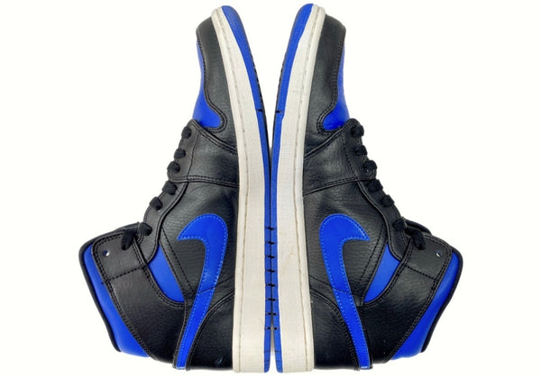 ナイキ NIKE 19年製 AIR JORDAN 1 MID ROYAL エア ジョーダン ミッド ロイヤル AJ1 ジャンプマン 青 黒 554724-068 メンズ靴 スニーカー ブルー 28cm 104-shoes526