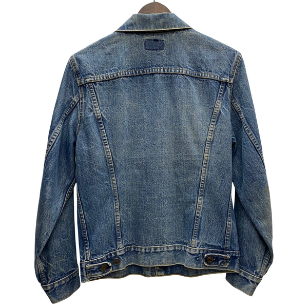 【曜日割引対象外】 リーバイス Levi's 70's~ 4th ワッペン デニムジャケット ジャケット ブルー 36サイズ 201MT-4471 VB
