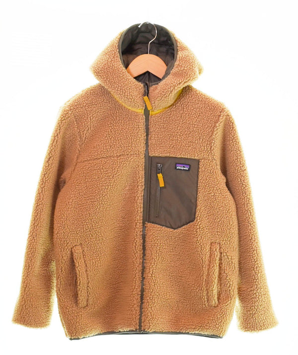 パタゴニア PATAGONIA Boy’s Reversible Ready リバーシブル レディ ボアジャケット 68095FA21 ジャケット ベージュ Mサイズ 103LT-43