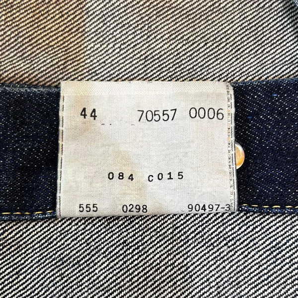 リーバイス Levi's 90s 90's 557XX 1962年 3rd モデル 復刻 LVC トラッカージャケット ビッグサイズ 米国製 濃紺 70557 0006 44 ジャケット ブルー 103MT-2111