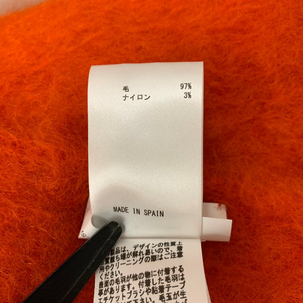 【中古】ジルサンダー JIL SANDER 21AW モヘアフリンジマフラー マフラー・スカーフ メンズマフラー・ストール オレンジ 201goods-781