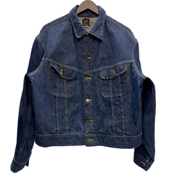 【曜日割引対象外】 ヴィンテージ vintage LEE 60's 101-J 濃紺 デニムジャケット ジャケット ブルー 48サイズ 201MT-4892 VB