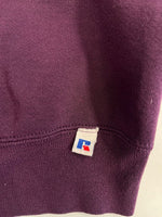 ラッセルアスレチック RUSSELL ATHLETIC 90’s 90年代 トリコ刺繍タグ 無地 前V ヴィンテージ vintage USA製 アメリカ製 XL スウェット パープル LLサイズ 101MT-4493