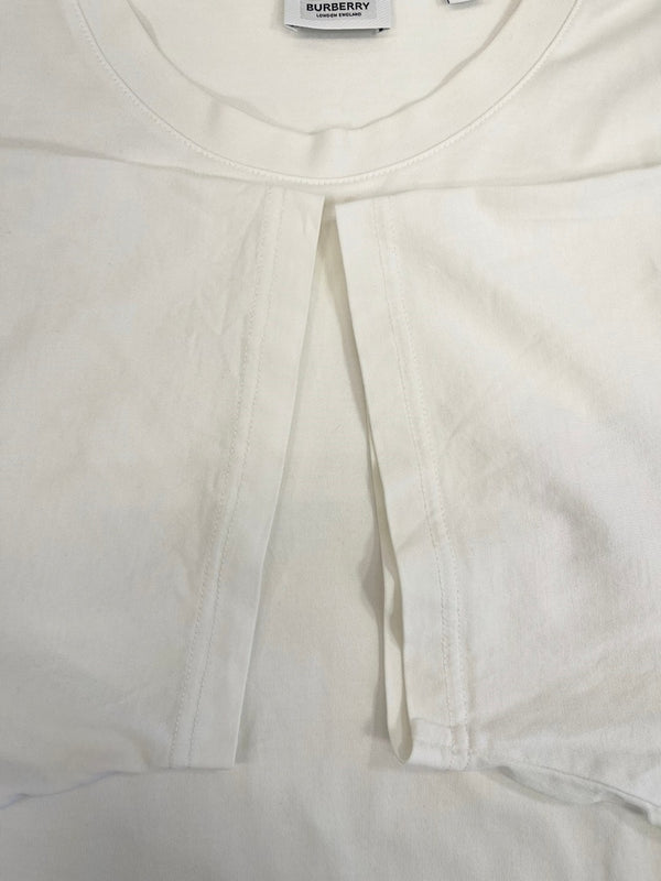バーバリー Burberry HESFORD 半袖カットソー ロゴ 白 8022308 XXL Tシャツ ホワイト 3Lサイズ 101MT-4116
