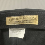 【中古】エイチダブリュードッグアンドコー THE H.W.DOG&CO. トラッカー キャップ TRUCKER CAP D-00004 帽子 メンズ帽子 キャップ ブラック 38サイズ 201goods-778