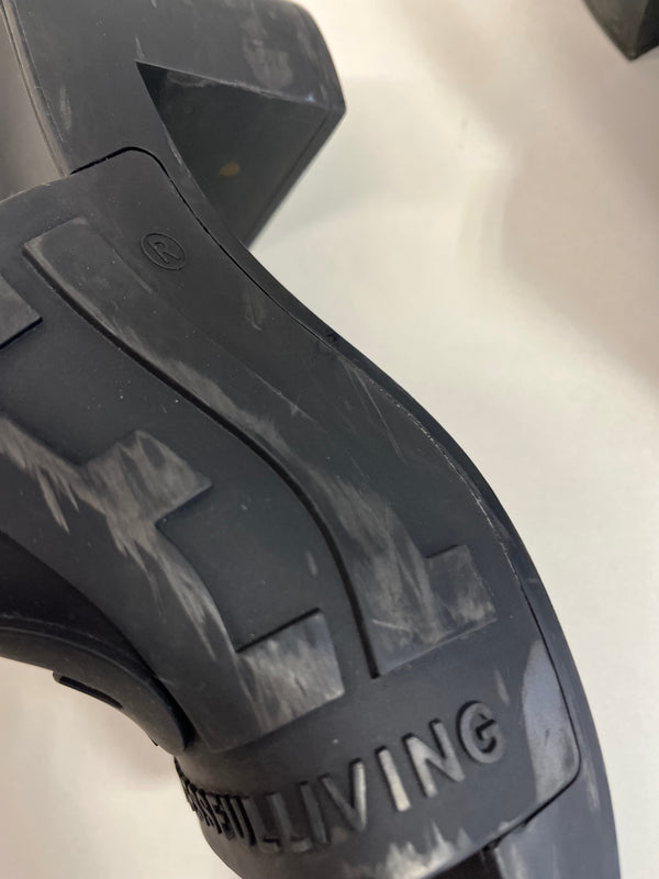 ディーゼル DIESEL ロゴ ラバー ヒールサンダル 黒 レディース靴 サンダル その他 ブラック サイズ38 101sh-2395