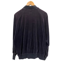 アディダス adidas 00’s Y2K ベロア トラックジャケット ジャージ 金刺繍 トレフォイルロゴ ジャージ パープル Sサイズ 101MT-5154