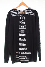 タカヒロミヤシタ  TAKAHIROMIYASHITA  THE SOLOIST ザ ソロイスト  22ss  sc.0196ss22 44 ロンT ブラック 103MT-2798