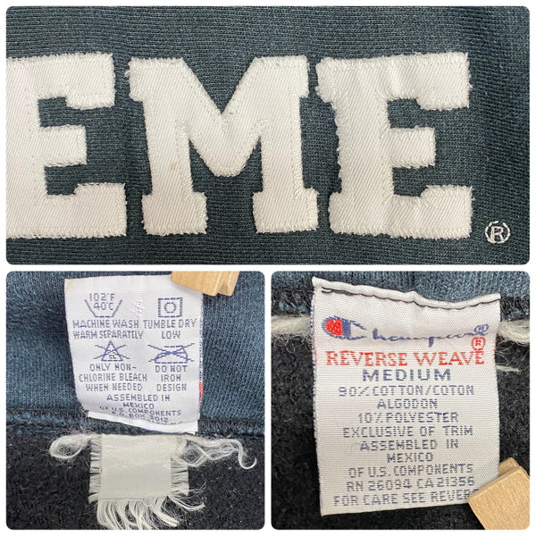 【曜日割引対象外】 シュプリーム SUPREME 90's 初期 Champion reverse weave パーカ ブラック Mサイズ 201MT-4723 VB