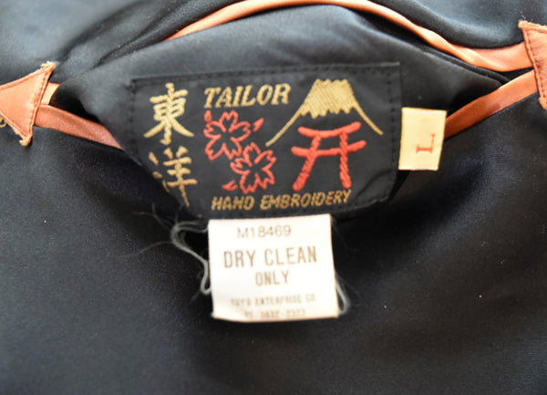 テーラートーヨー TAILOR TOYO 東洋SOUVENIR JACKET リバーシブルスカジャン ブラック M18469 ジャケット ブラック Lサイズ 103MT-1506