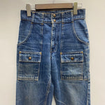 【曜日割引対象外】 リーバイス Levi's 70's ブッシュパンツ BIG E オレンジタブ デニム ブルー W27サイズ 201MB-1088 VB