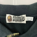 アベイシングエイプ A BATHING APE プレイボーイ play boy ポロシャツ コラボ 半袖シャツ ブラック Lサイズ 201MT-4313