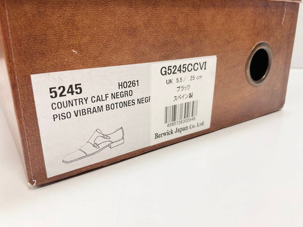 バーウィック Berwick COUNTRY CALF ダブルモンクストラップ BK 黒 G5245CCVI メンズ靴 その他 ブラック 25cm 101-shoes1456
