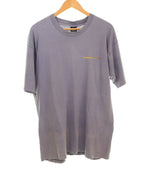 クイックシルバー Quiksilver 90's LOGO PRINT Tee ロゴ T FADE フェード MADE IN USA 90年代 90s オールドサーフ オールドスケート L Tシャツ ネイビー 103MT-2720