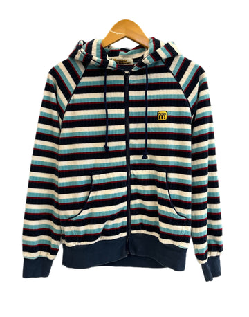 ヒステリックグラマー HYSTERIC GLAMOUR ボーダー パーカー 2CF-4130 パーカ ブルー フリーサイズ 101LT-252