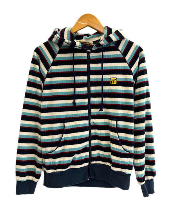 ヒステリックグラマー HYSTERIC GLAMOUR ボーダー パーカー 2CF-4130 パーカ ブルー フリーサイズ 101LT-252