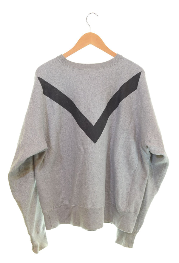 スリーフェイス THREEFACE USAFA  REVERSE WEAVE リバースウィーブ スウェット グレー Lサイズ 103MT-2991