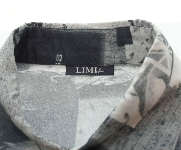 リミ フゥ LIMI feu  Material Print ワンピース 黒 LD-D07-014 ワンピース 総柄 ブラック 2 103LT-16