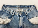 メゾンマルジェラ Maison Margiela ストレート ジーンズ コントラスト ポケット STRAIGHT JEANS CONTRAST POCKET DENIM INDIGO インディゴ BLUE 青 S51LA0052 S30513 デニム 無地 ブルー 104LB-8