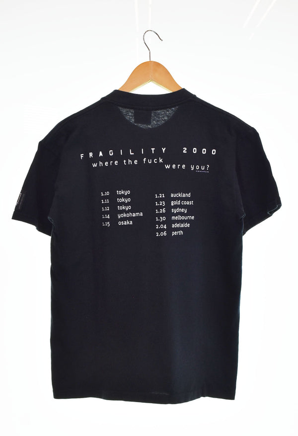 バンドTシャツ BAND-T 00s NINE INCH NAILS FRAGILTY 2000 TOUR 00's ナイン・インチ・ネイルズ ツアーT Tシャツ ブラック Mサイズ 103MT-2923