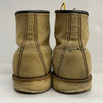 【曜日割引対象外】 レッドウィング RED WING 6inch Classic Moc スエード USA製 8173 メンズ靴 ブーツ ワーク ベージュ 25cmサイズ 201-shoes1563 VB