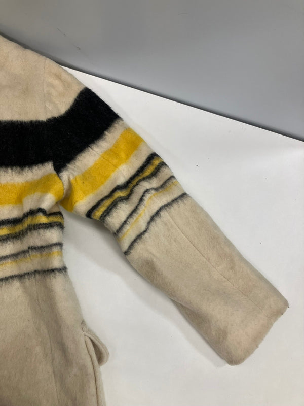 ヴィンテージ vintage 50's~60’s 50~60年代 Mac-Mor of canada Blanket Coat ブランケットコート ライン ウッドボタン 38 ジャケット ベージュ 101MT-4765