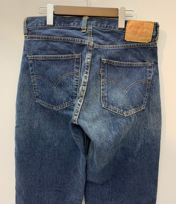 【曜日割引対象外】 リーバイス Levi's 90's 551ZXX USA製 赤耳 ビッグE バレンシア製 555 復刻 デニム ブルー W34 L36サイズ 201MB-769 VB