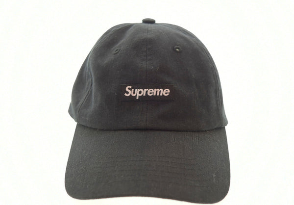 シュプリーム SUPREME CORDURA Small Box Cap コーデュラ ナイロン スモール ボックスロゴ キャップ 黒 帽子 メンズ帽子 キャップ ブラック 103H-21