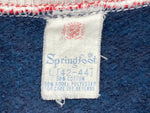 ヴィンテージ vintage 60s～ 60年代 Springfoot 半袖スウェット ラグラン ラインリブ トリコロール 紺 スウェット 無地 ネイビー Lサイズ 104MT-1273